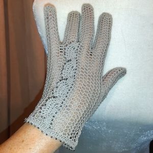 Falbala vintage crochet gloves